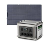 ALLPOWERS R2500 V2 Station électrique portable 1920Wh avec contrôleur MPPT, batterie LiFeP04, générateur solaire avec panneau solaire flexible 200W IP68 étanche, Chargement rapide, camping-car, jardin