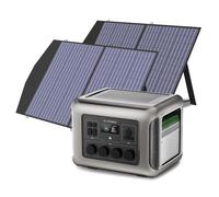 ALLPOWERS R2500 V2 Station électrique portable 1920Wh, batterie LiFeP04 avec 2 x panneaux solaire pliables de 100W, fonction UPS, Entrée maximale de 1500W, générateur solaire pour camping, jardin