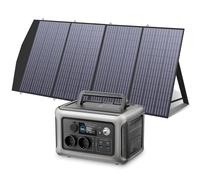 ALLPOWERS R600 générateur solaire avec panneaux solaire pliables de 200W IP66 étanche, 299Wh batterie LiFeP04, Chargement rapide sans fil 15W, Énergie solaire MPPT pour camping, extérieur, jardin