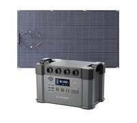 ALLPOWERS S2000Pro Station électrique portable 1451Wh, 4 prises CA 2400W, générateur solaire avec panneau solaire flexible 200W IP68 étanche, Chargement rapide, camping-car, balcon, jardin