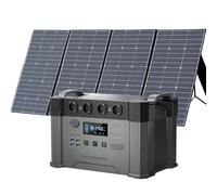 ALLPOWERS S2000Pro Station électrique portable 1451Wh panneaux solaire | générateur solaire avec panneaux solaire pliables de 400W 1 heure pour charger à 80%, 4 prises CA 2400W,camping-car, balcon
