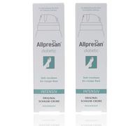 Allpresan diabetic Intensif Lot de 2 crèmes moussantes pour les pieds très secs à craquelés 125 ml
