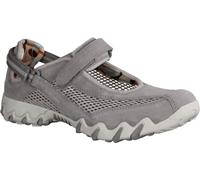 Allrounder By Mephisto Niro Cuir/textile, Gris Ballerine Femme Semelle amovible - Chaussures de ville / trotteurs, Gris, cuir/textile (mesh)