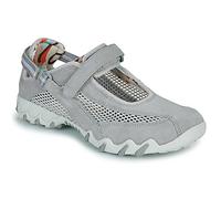 Allrounder By Mephisto Niro Cuir/textile, Gris Ballerine Femme Semelle amovible - Chaussures de ville / trotteurs, Gris, cuir/textile (mesh)
