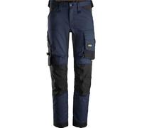 AllroundWork Pantalon de travail stretch EN 14404 50 Bleu marine
