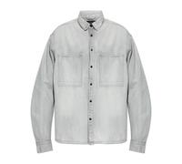 AllSaints - Al Chemise en jean oversize - Homme - Chemises - Gris - Taille: XS