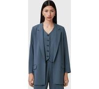 AllSaints Aleida Tri Blazer Turbulence Grey Taille: 2 | Blazers Outlet | Femme | Gris