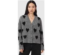 AllSaints Amora Cardigan Grey/black Taille: S | Cardigans Outlet | Femme | Gris