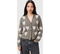 AllSaints Amora Cardigan Walnut Brown/grey Taille: L | Cardigans Outlet | Femme | Marron