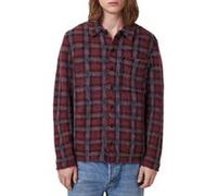 AllSaints Austin Cardigan Dark Brick Red Taille: M | Cardigans Outlet | Homme | Rouge