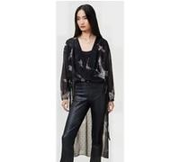 AllSaints Avala Top Spell Black Taille: 10 | Chemisiers Outlet | Femme | Le Noir