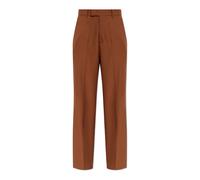 AllSaints - Beck Straight Leg Pantalons - Femme - Pantalons - Brun - Taille: 38 FR