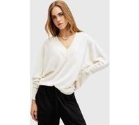 AllSaints Bern V Neck Chalk White Taille: XS | Pulls Outlet | Femme | Blanche