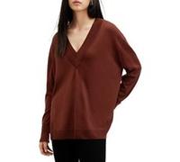 AllSaints Bern V Neck Sugar Brown Taille: XS | Pulls en Maille Outlet | Femme | Marron
