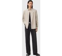 AllSaints Birchwood Ls Shirt Moon Grey Taille: L | Casual chemises Outlet | Homme | Gris