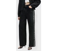AllSaints Blake Stud Jean Black Taille: W29 | Pantalons droits Outlet | Femme | Le Noir