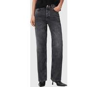 AllSaints Brooklyn Jean Washed Black Taille: W25 | Jeans droits Outlet | Femme | Le Noir