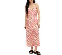 AllSaints Bryony Luisa Dress Blood Orange Taille: 6 | Robes Outlet | Femme | Orange