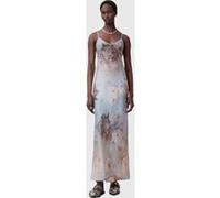 AllSaints Bryony Maxi Dress Bloom Soft Blue Taille: 12 | Robes longues Outlet | Femme | Bleu