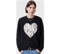 AllSaints Bubble Saints Crew Black Taille: XL | Pulls Outlet | Homme | Le Noir