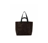 AllSaints Cabas 'IZZY' marron / noir, Taille One Size