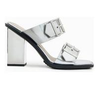 AllSaints Camille Mule Metallic Silver Taille: 36 | Mules Outlet | Femme | Gris