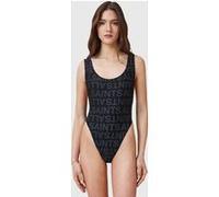 AllSaints Cay As Swimsuit Slate Black Taille: S | Maillots une pièce Outlet | Femme | Le Noir