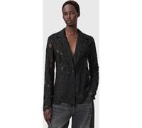 AllSaints Charli Emb Jacket Black Taille: 8 | Vestes Outlet | Femme | Le Noir