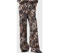 AllSaints Charli Linen Trouser Trio Taupe Brown Taille: 6 | Évasés pantalons Outlet | Femme | Blanche