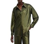 AllSaints Charli Seq Shirt Olive Green Taille: 6 | Chemisiers Outlet | Femme | Vert