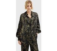 AllSaints Charli Shirt Jinx Golden Brown Taille: 10 | Chemisiers Outlet | Femme | Marron