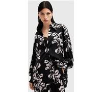 AllSaints Charli Shirt Monica Black Taille: 8 | Chemisiers Outlet | Femme | Le Noir