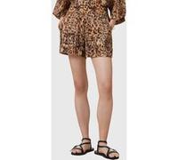 AllSaints Charli Short Evia Golden Brown Taille: 2 | Shorts de Sport Outlet | Femme | Marron