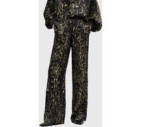 AllSaints Charli Trouser Jinx Golden Brown Taille: 10 | Évasés pantalons Outlet | Femme | Marron