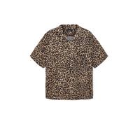 AllSaints Chemise marron / brocart / noir, Taille L