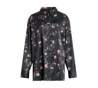 AllSaints Chemisier 'LOUISA TANANA' gris clair / corail / noir / blanc, Taille M