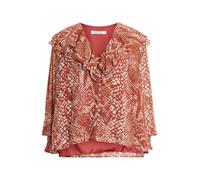 AllSaints Chemisier 'PHOEBE WAIMEA' rouge / blanc, Taille XS