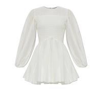 AllSaints - Chia Dress - Femme - Robes - Blanc - Taille: 36 FR