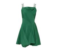 AllSaints - Claire Robe Mini Asymétrique Drapée - Femme - Robes - Vert - Taille: 36 FR