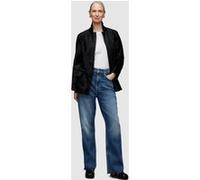 AllSaints Corinna Atlas Blazer Black Taille: 4 | Blazers Outlet | Femme | Le Noir