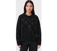 AllSaints Cosmos Jumper Black/green Taille: XS | Pulls en Maille Outlet | Femme | Le Noir