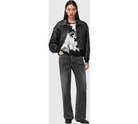 AllSaints Crystal Anna Tee Black Taille: L | Chemises Outlet | Femme | Le Noir