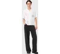 AllSaints Deck Ss Shirt Ecru Taille: XS | Casual chemises Outlet | Homme | Marron