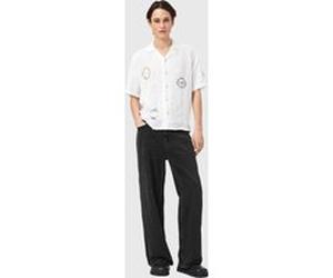 AllSaints Deck Ss Shirt Ecru Taille: XS | Casual chemises Outlet | Homme | Marron