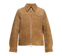 AllSaints - Dellcot Suede Jacket - Homme - Vestes - Brun - Taille: XL