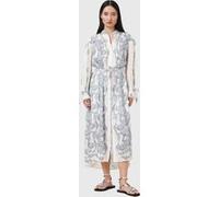 AllSaints Delphine Shirt Dress Lita Soft Blue Taille: 8 | Robes Outlet | Femme | Bleu