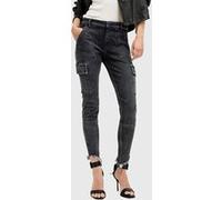AllSaints Duran Asym Jean Washed Black Taille: Size 31 | Jeans skinny Outlet | Femme | Le Noir