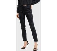 AllSaints Duran Camo Cargo Washed Black Taille: W25 | Pantalons Cargo Outlet | Femme | Le Noir