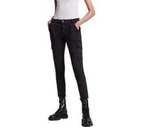 AllSaints Duran Skinny Cargo Black Taille: 29 | Pantalons skinny Outlet | Femme | Le Noir