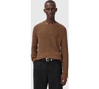 AllSaints Edgin Crew Cider Brown Taille: L | Pulls Outlet | Homme | Marron